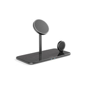 Skleněný nabíjecí stojan Epico Mag+ s MagSafe - černý - istyle.work