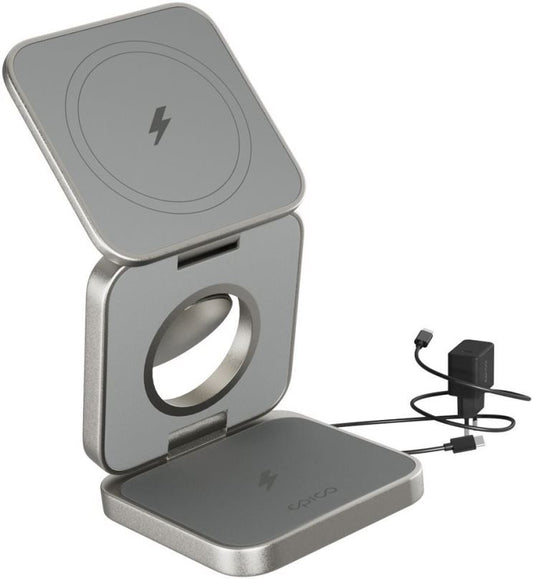 MagSafe bezdrátová nabíječka Epico UltraBase EF45 3v1 - titanová