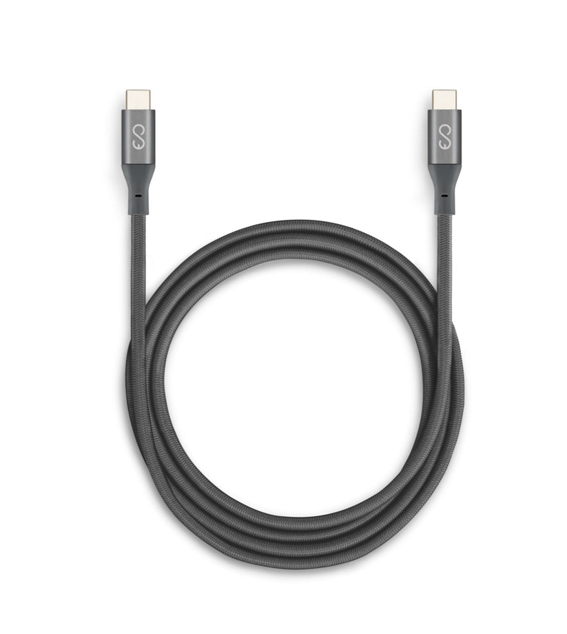 Odolný napájecí kabel USB-C 1,8m Epico - vesmírně šedý - istyle.work