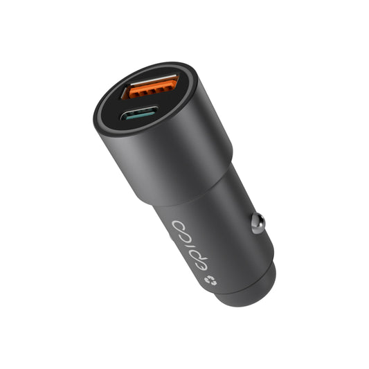 Duální autonabíječka Epico Resolve 38W - vesmírně šedá - istyle.work