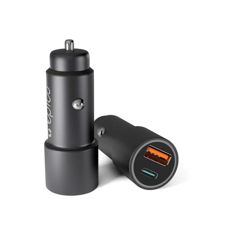 Duální autonabíječka Epico Resolve 38W - vesmírně šedá - istyle.work