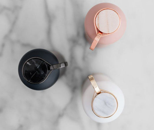 Chytrá lahev Equa Smart mramor - černá - istyle.work