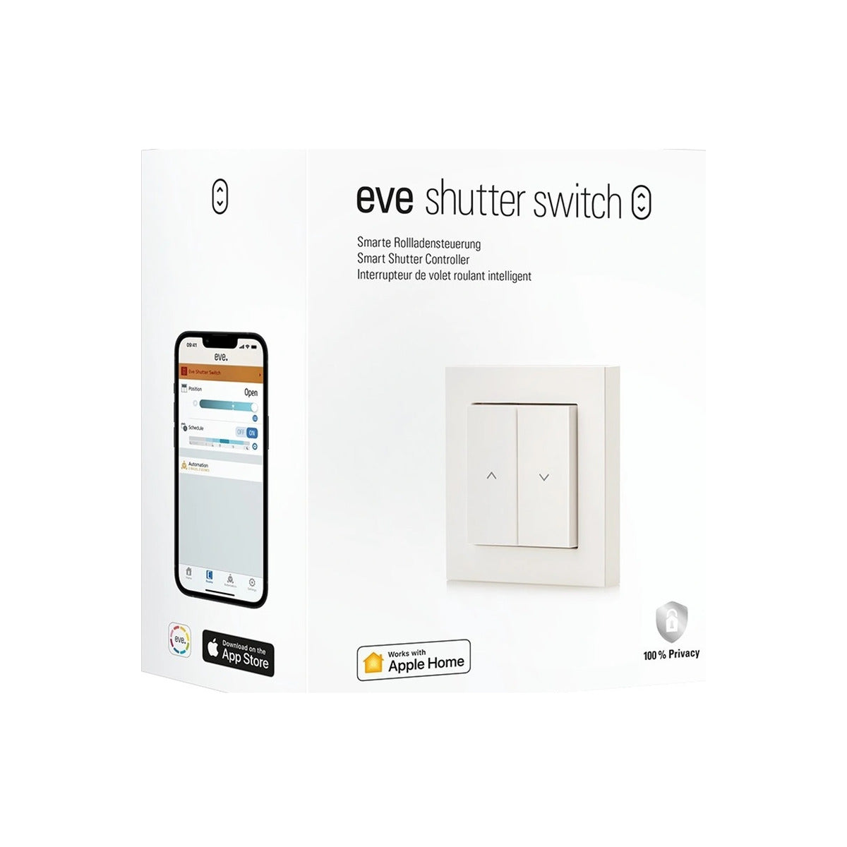 Chytrý ovladač na rolety Eve Shutter Switch - istyle.work