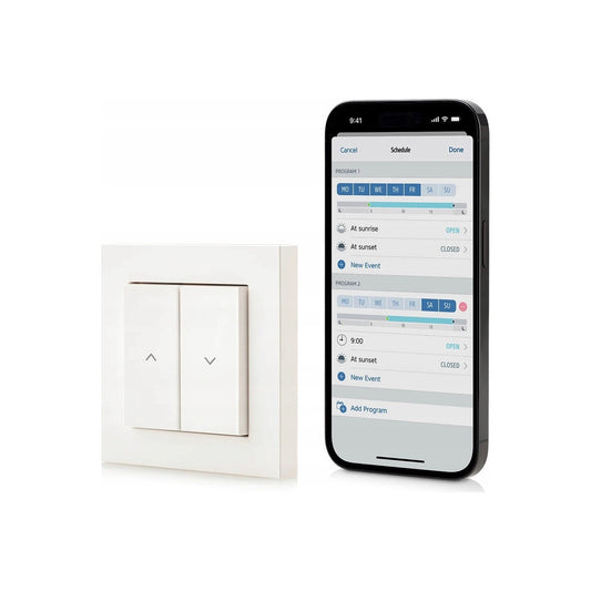 Chytrý ovladač na rolety Eve Shutter Switch - istyle.work