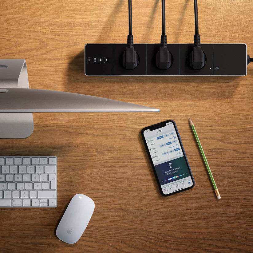 HomeKit prodlužovací přívod Eve Energy Strip - 3x zásuvka - istyle.work