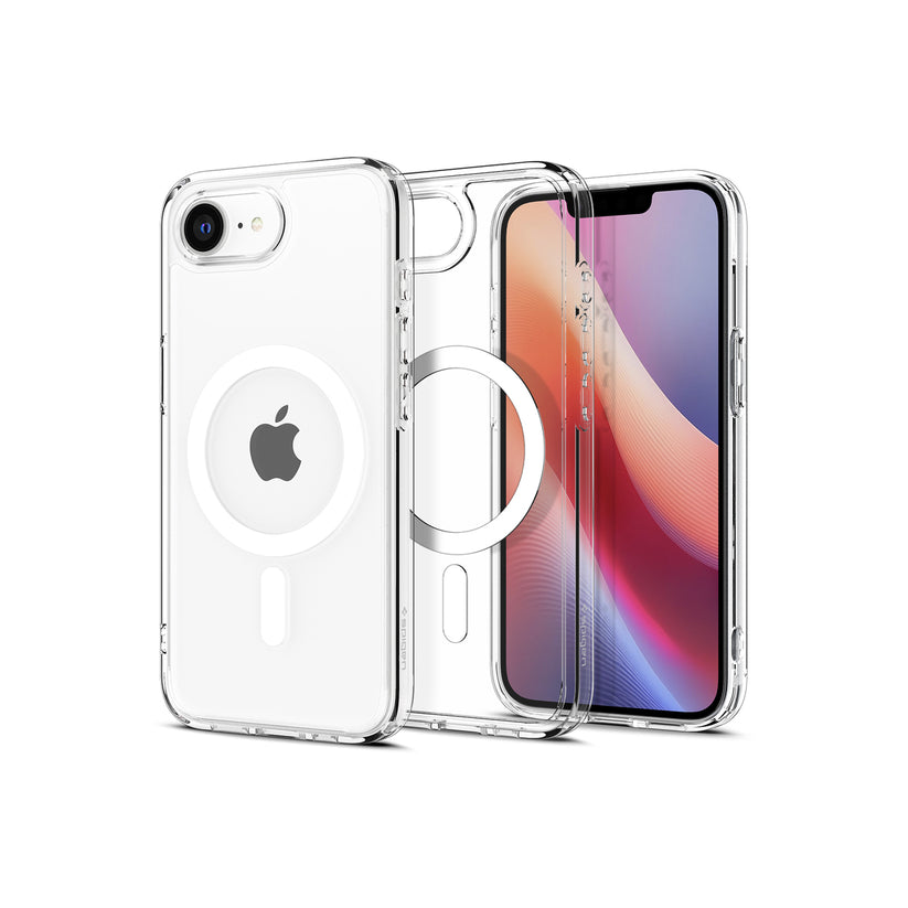 MagSafe kryt pro iPhone 16e Spigen Crystal Hybrid - průhledný - istyle.work