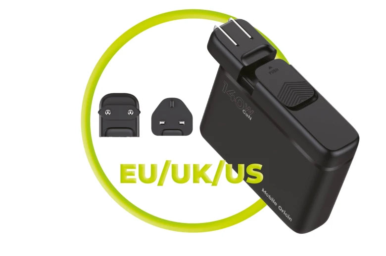 Nabíječka Mobile Origin GaN 140W Travel Charger – černá