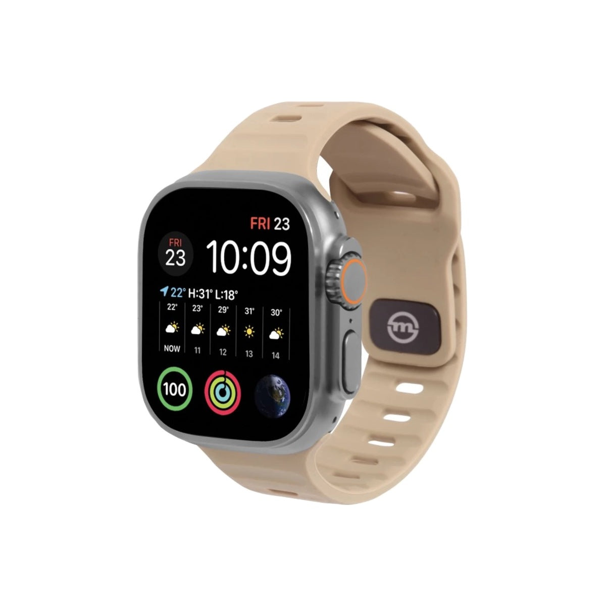 Řemínek pro Apple Watch 42/44/45/49 mm Mobile Origin Strap - hnědý - istyle.work