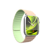 Řemínek pro Apple Watch 42/44/45/49 mm Mobile Magnetic Strap II - růžový/zelený - istyle.work
