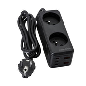 65W GaN chytrý adaptér Mobile Origin Smart Power Hub - černý