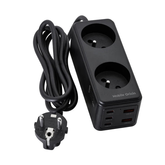 65W GaN chytrý adaptér Mobile Origin Smart Power Hub - černý