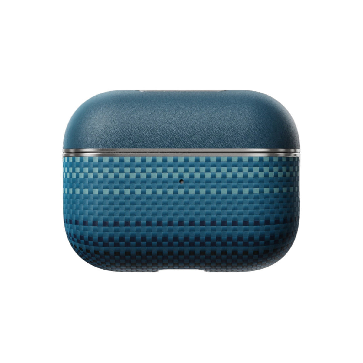 Kryt pro AirPods Pro 2 Pitaka Aramid Fiber Magnetic Case - modrý