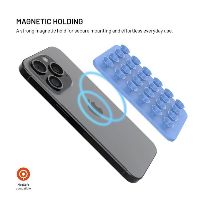 MagSafe držák s přísavkami FIXED MagMate - modrý - istyle.work