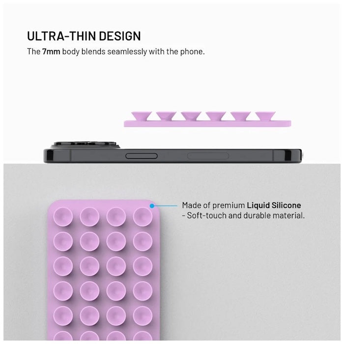 MagSafe držák s přísavkami FIXED MagMate - růžový - istyle.work