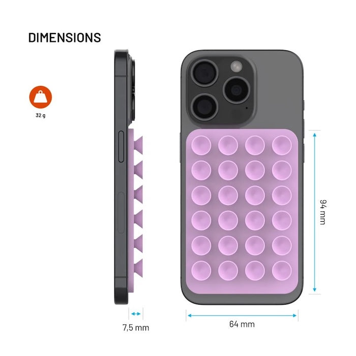 MagSafe držák s přísavkami FIXED MagMate - růžový - istyle.work