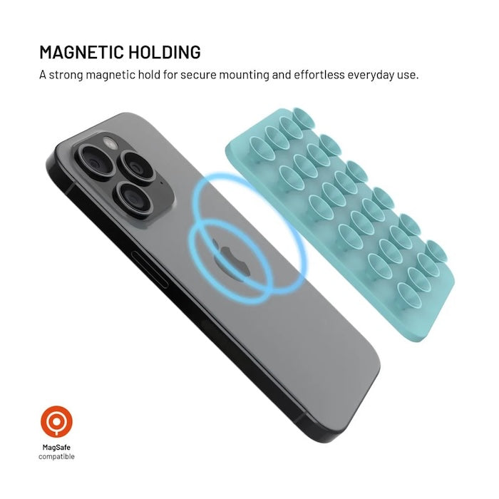 MagSafe držák s přísavkami FIXED MagMate - světle modrý - istyle.work