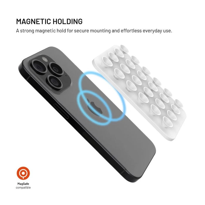 MagSafe držák s přísavkami FIXED MagMate - bílý - istyle.work