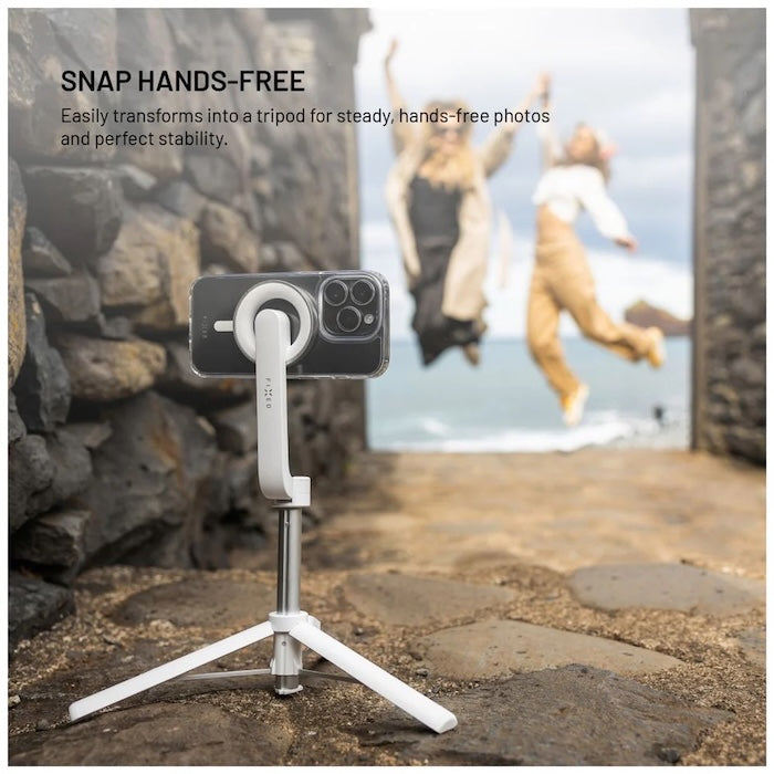 MagSafe selfie stick s tripodem FIXED MagSnap - bílý - istyle.work