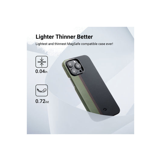 Kryt na iPhone 14 Pro Pitaka Fusion Weaving MagEZ Case 3 - vícebarevný - istyle.work