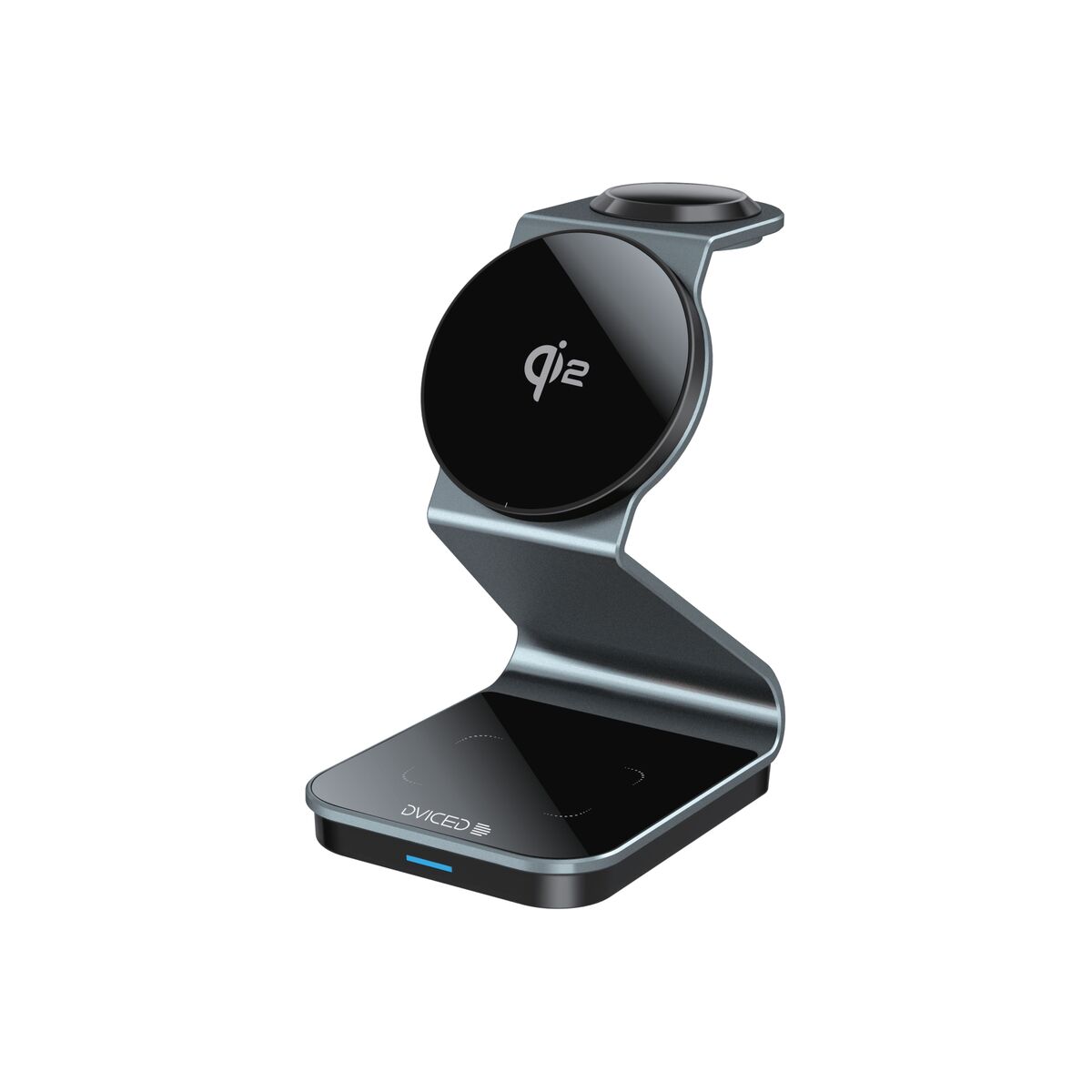 3v1 MagSafe Qi2 nabíječka Dviced se stojánkem – šedá - istyle.work