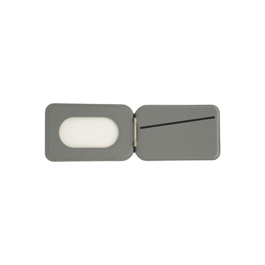 Skládací kožená MagSafe peněženka Dviced – šedá - istyle.work