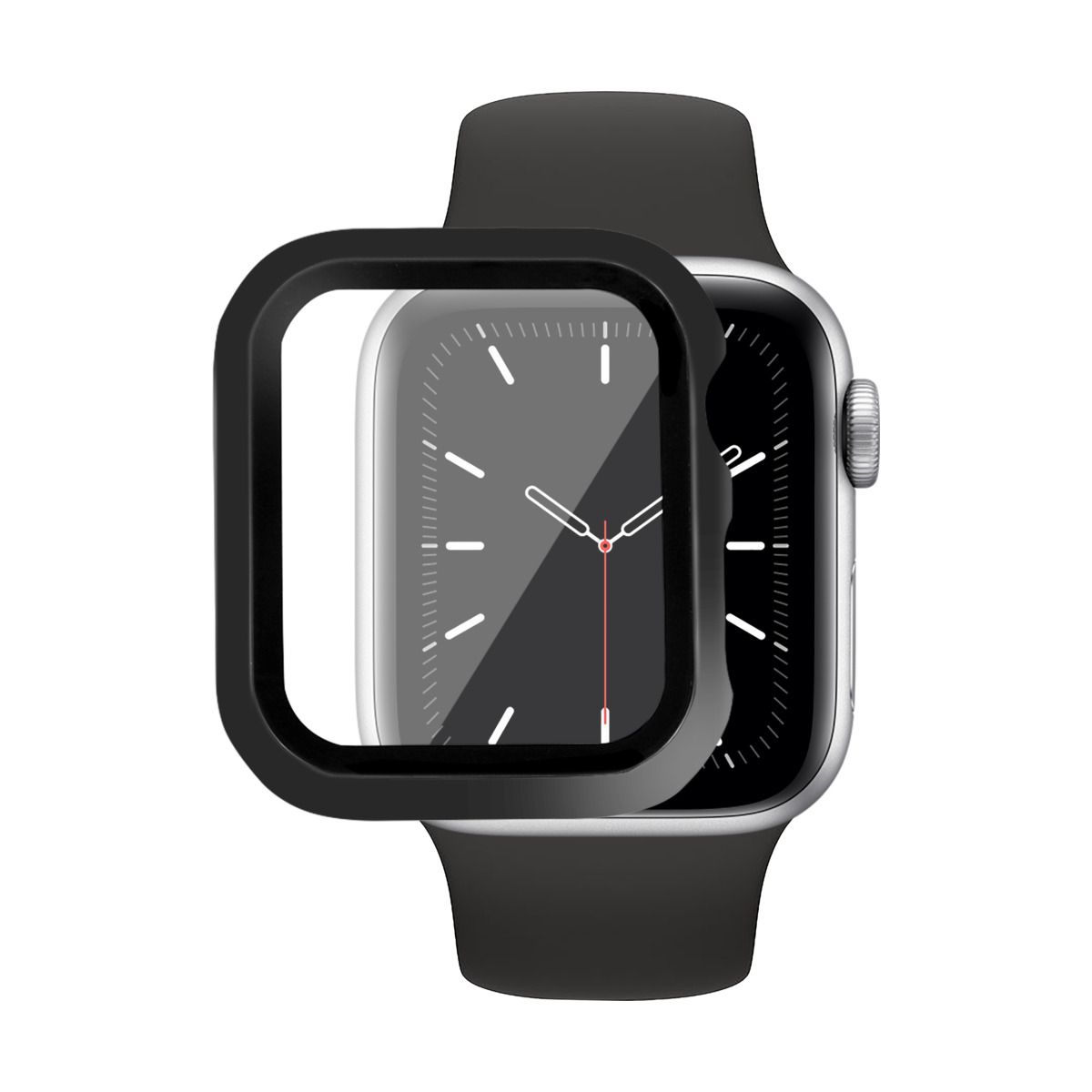Kryt pro Apple Watch 4/5/6/SE (44 mm) iSTYLE - černý - istyle.work