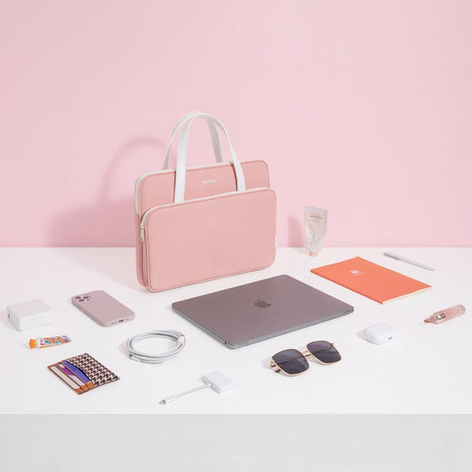 Brašna pro MacBook Pro 14" tomtoc Briefcase - růžová - istyle.work