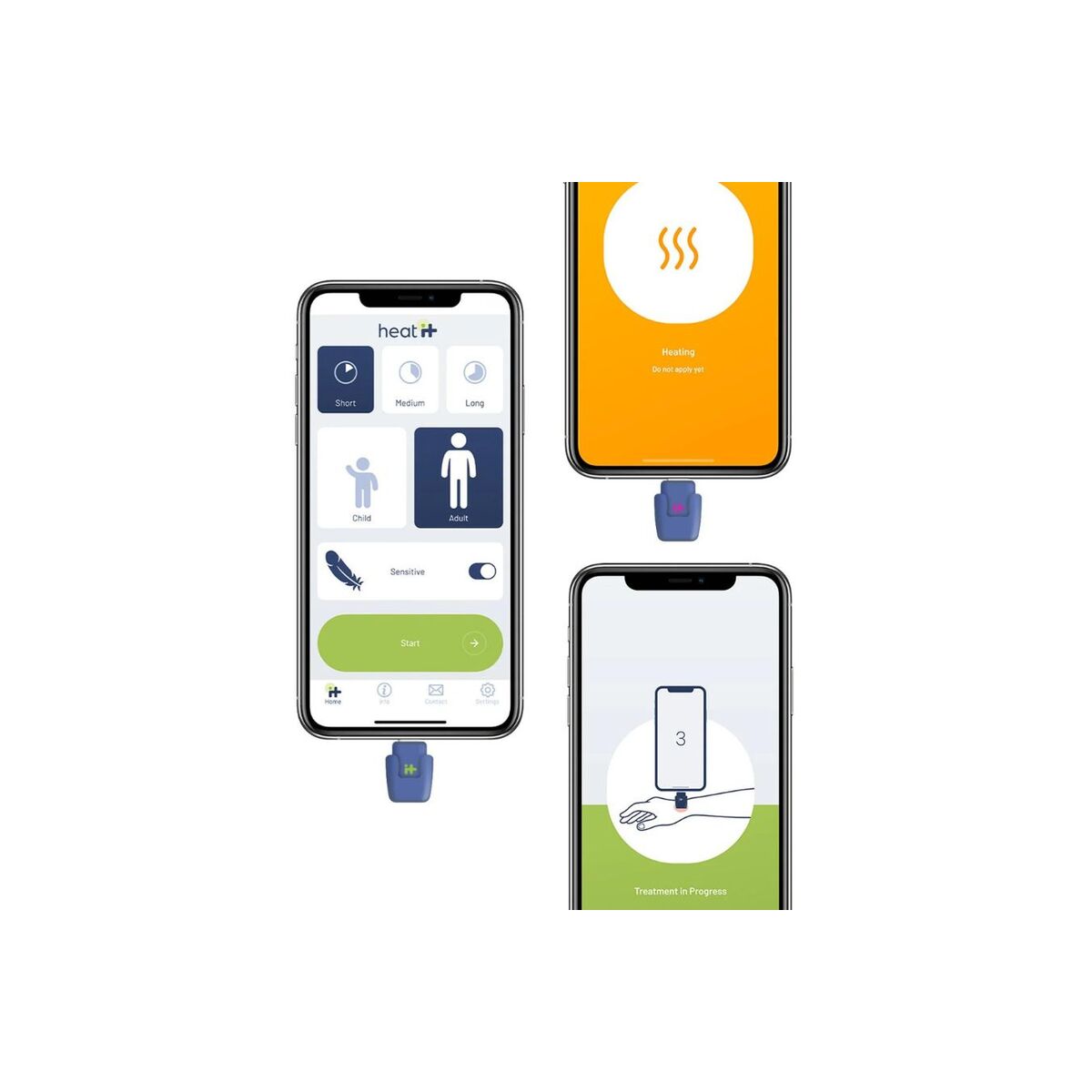 Ošetření bodnutí hmyzem pomocí smartphonu Heat it (USB-C) - istyle.work