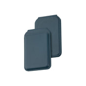 Skládací kožená MagSafe peněženka Dviced – modrá - istyle.work