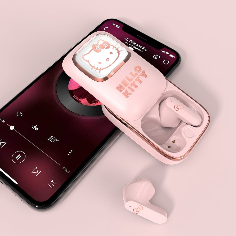 Dětská bezdrátová sluchátka OTL TWS Slide Hello Kitty - istyle.work
