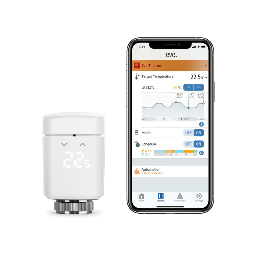 Chytrý ventil na radiátor Eve Thermo s podporou Thread - istyle.work