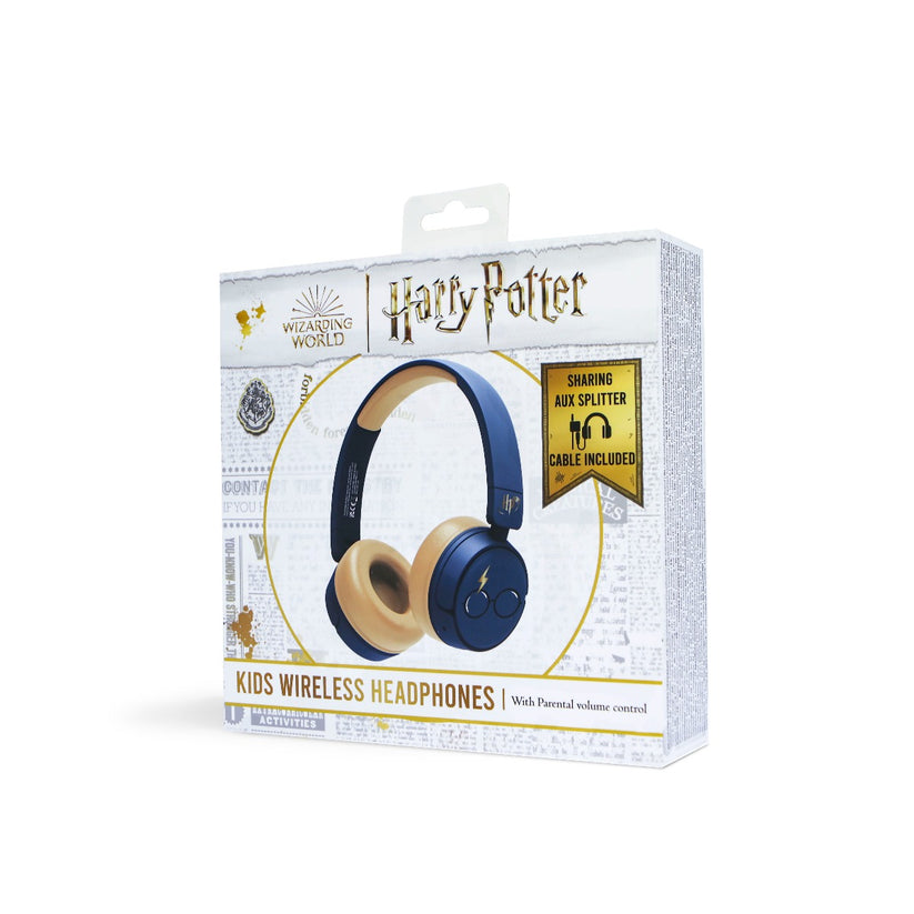 Dětská bezdrátová sluchátka OTL Harry Potter - modrá - istyle.work