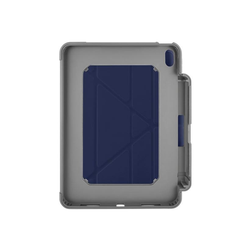 Polohovatelné pouzdro pro iPad 10. gen Pipetto Origami Pencil Shield - tmavě modré - istyle.work