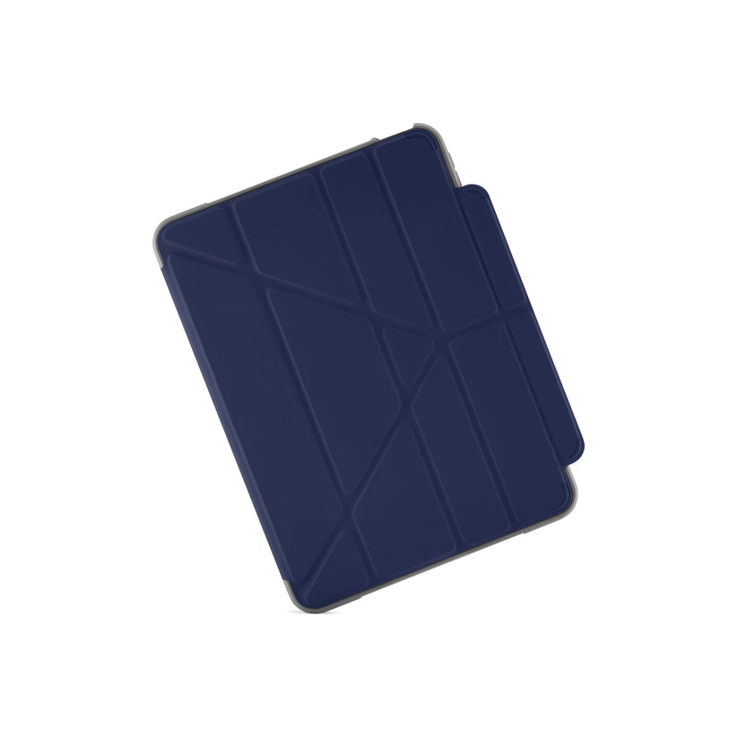 Polohovatelné pouzdro pro iPad 10. gen Pipetto Origami Pencil Shield - tmavě modré - istyle.work