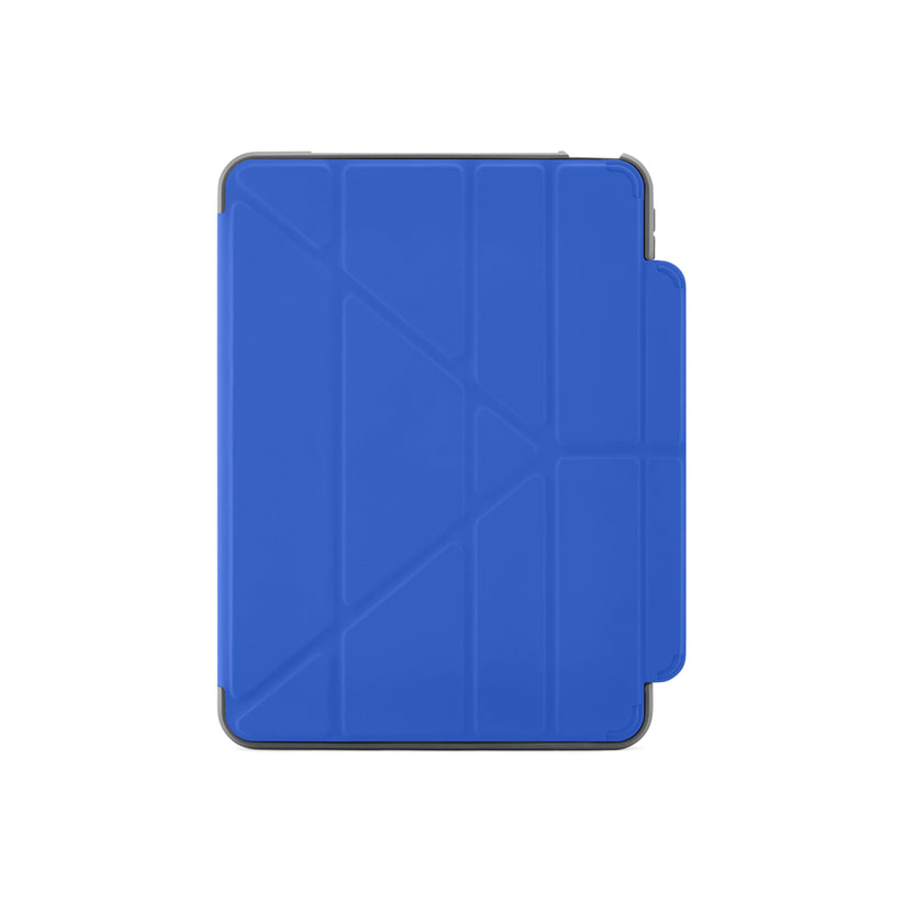 Polohovatelné pouzdro pro iPad 10. gen Pipetto Origami Pencil Shield - modré - istyle.work