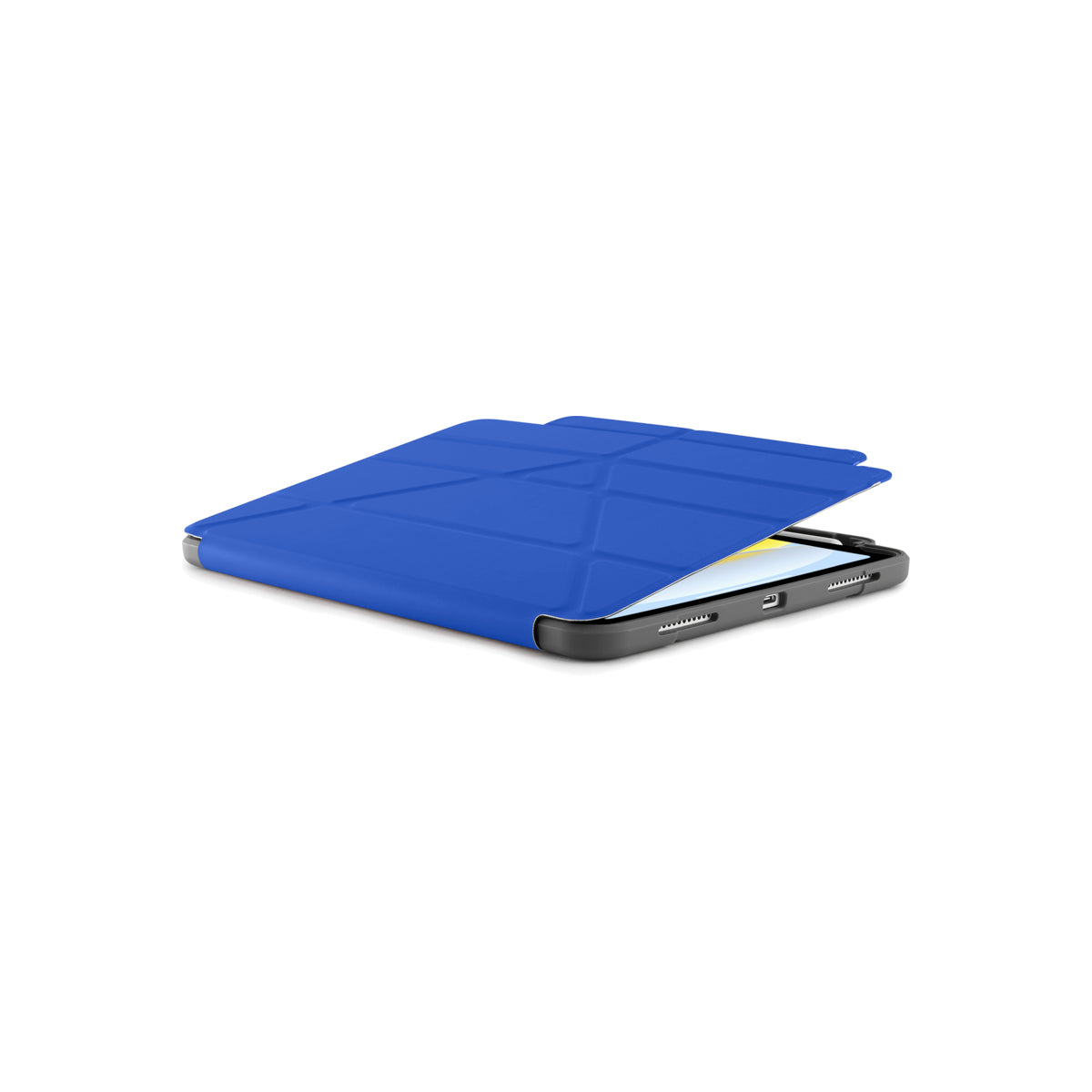 Polohovatelné pouzdro pro iPad 10. gen Pipetto Origami Pencil Shield - modré - istyle.work