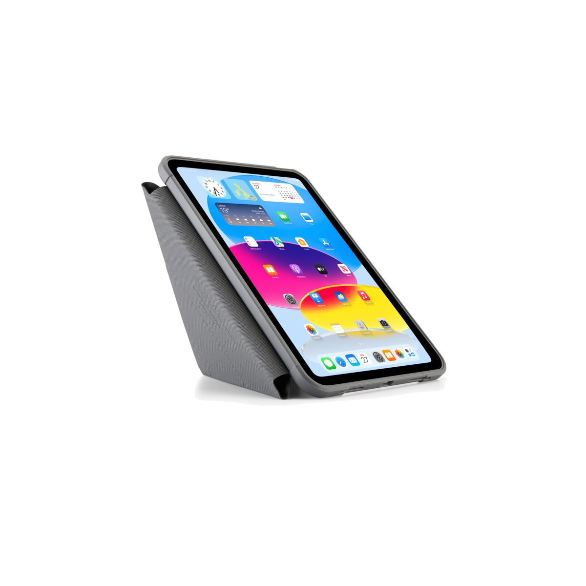 Polohovatelné pouzdro pro iPad 10. gen Pipetto Origami Shield - černé - istyle.work