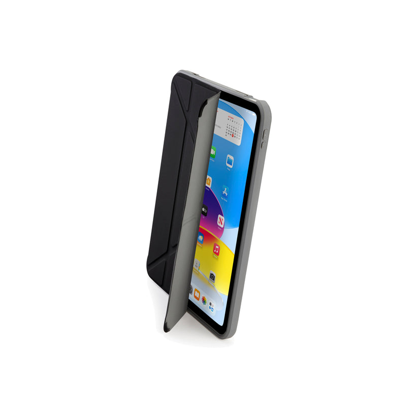 Polohovatelné pouzdro pro iPad 10. gen Pipetto Origami Shield - černé - istyle.work