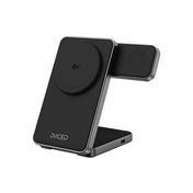 Skládací 3v1 MagSafe Qi2 nabíječka Dviced se stojánkem – černá - istyle.work