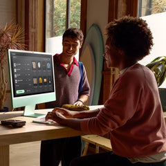 iMac 24“ 4.5K displej, Apple M4 10jádrové CPU, 10jádrové GPU, 16GB, 256GB SSD, CZ - zelený (otevřený) - istyle.work