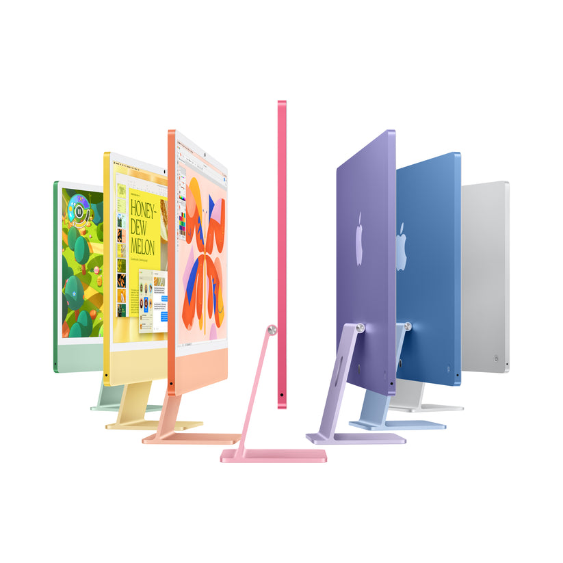 iMac 24“ 4.5K displej, Apple M4 10jádrové CPU, 10jádrové GPU, 24GB, 512GB SSD, CZ - růžový