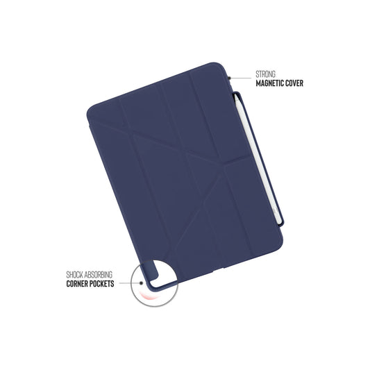 Pouzdro pro iPad 10,9" (2022) Pipetto Origami No3 Pencil Case - tmavě modré