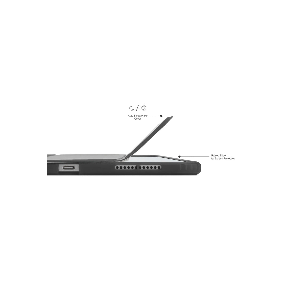 Pouzdro pro iPad (A16) / iPad (2022) Pipetto Origami No7 Tri-Folio Case - černé