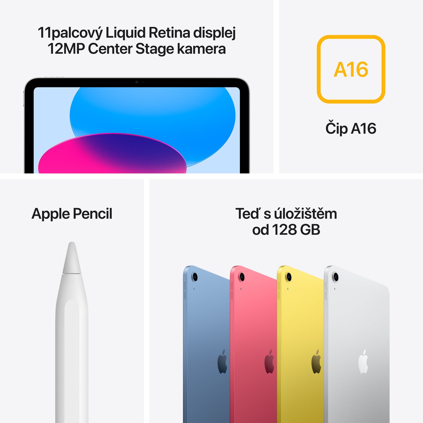 Apple 11palcový iPad Wi-Fi 256GB - stříbrný (otevřený)
