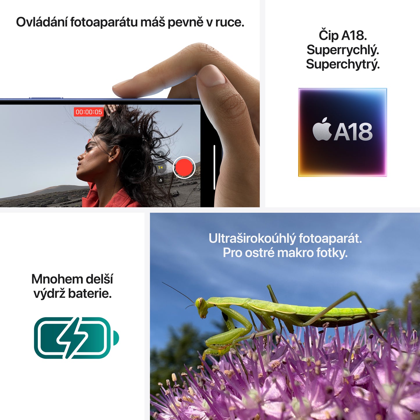 Apple iPhone 16 128GB - růžový