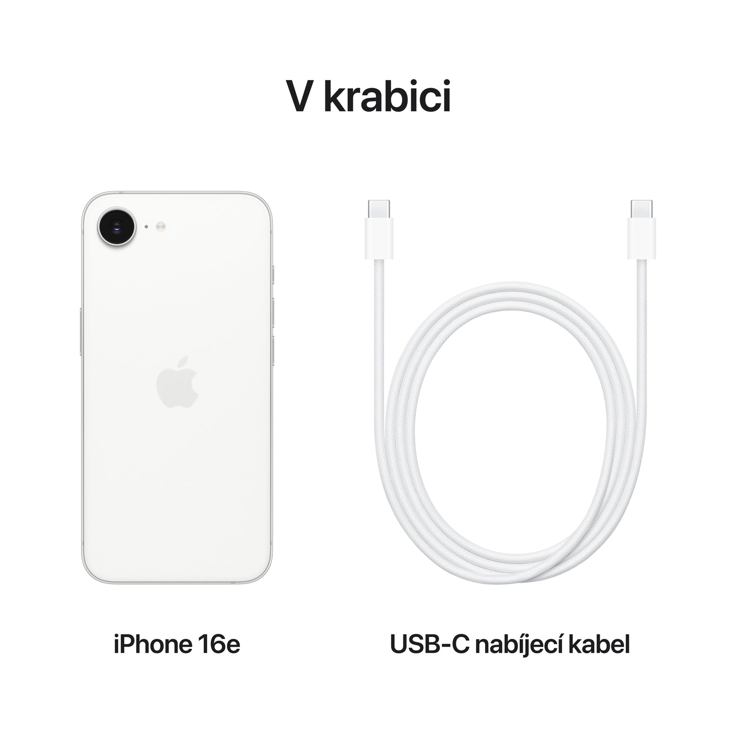 Apple iPhone 16e 128GB - bílý