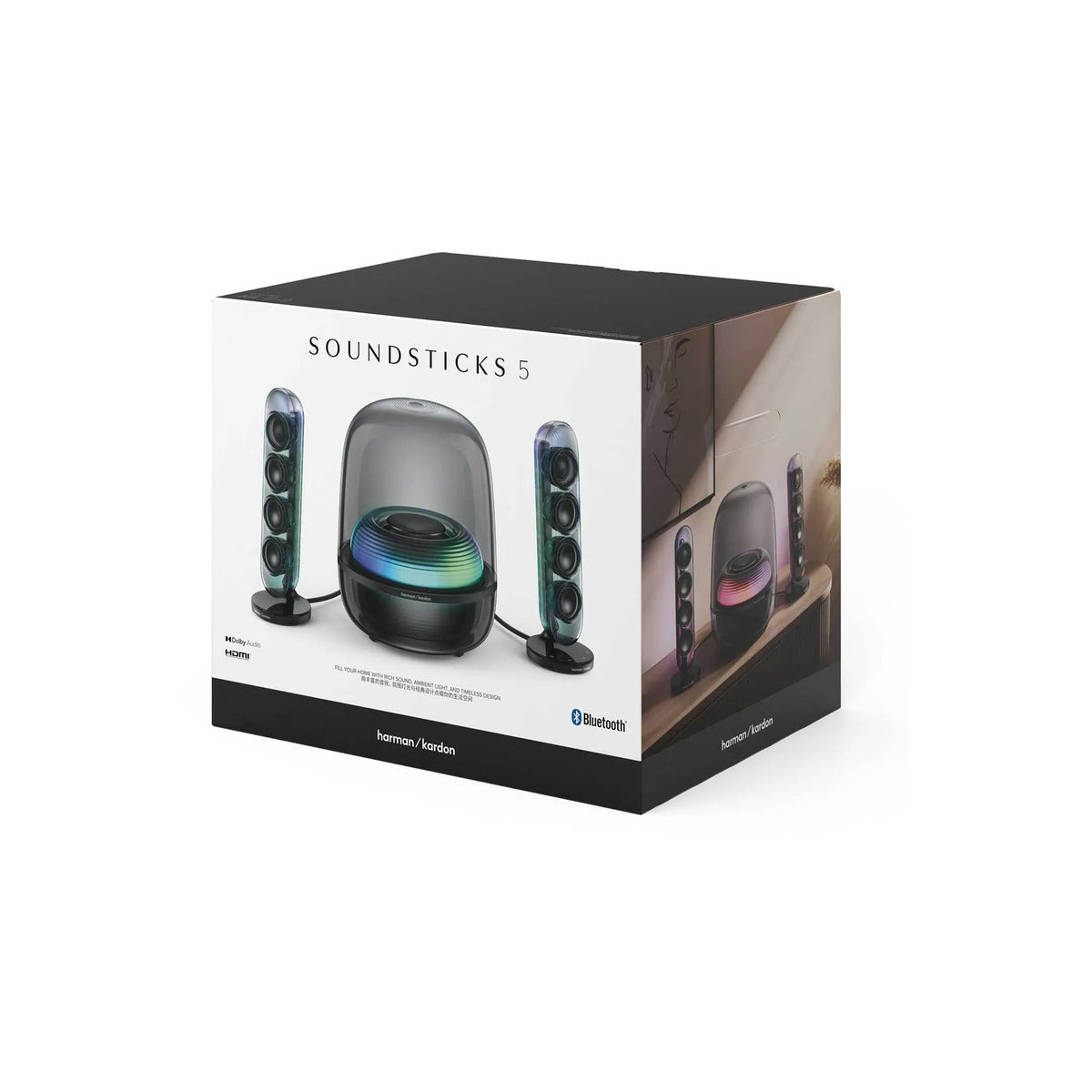 Bluetooth reproduktor Harman Kardon SoundSticks 5 s HDMI - černý