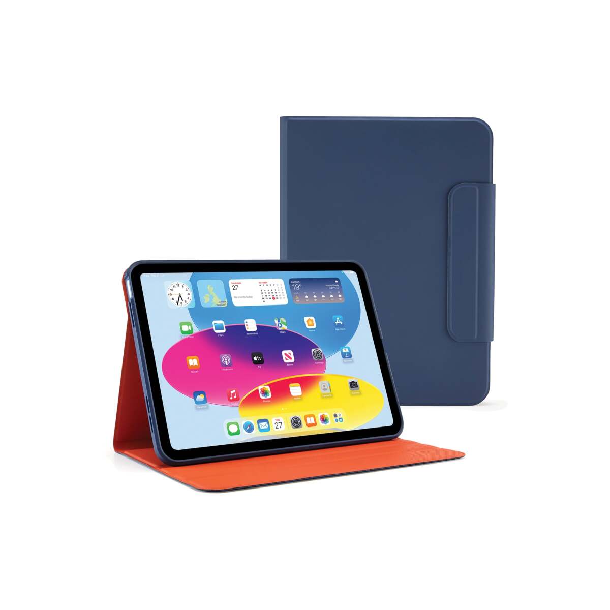 Kryt na iPad Air Pipetto Origami No5 Rotating Folio Case - tmavě modré - istyle.work