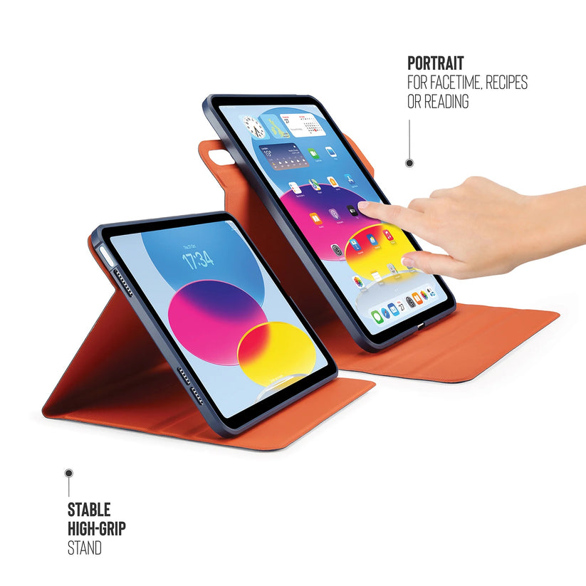 Kryt na iPad Air Pipetto Origami No5 Rotating Folio Case - tmavě modré - istyle.work