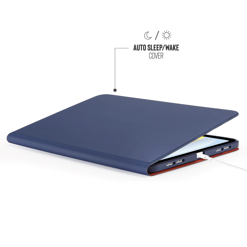 Kryt na iPad Air Pipetto Origami No5 Rotating Folio Case - tmavě modré - istyle.work